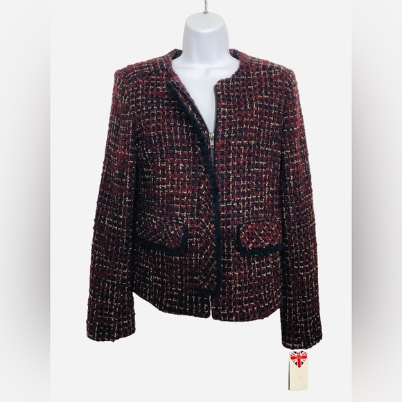 NWT Helene Berman London X Anthropologie Wool Blend Size M (srp $289) - Picture 4 of 12